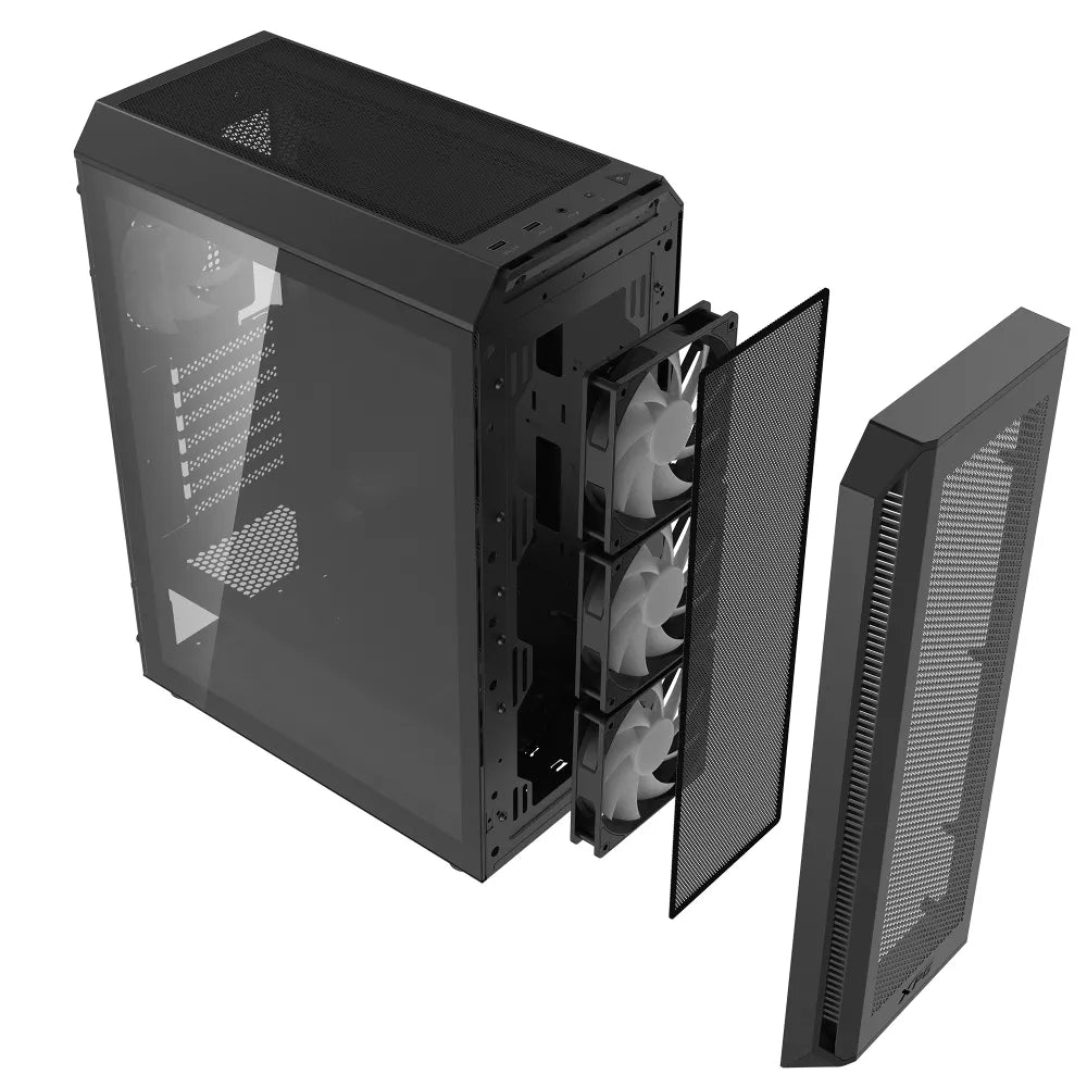 XPG VALOR AIR Plus Mid Tower Gaming Case – Black - PakByte Computers
