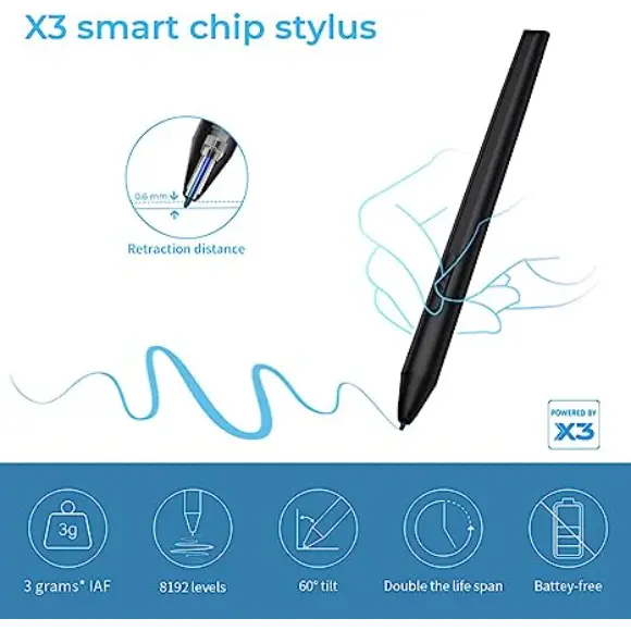XP-PEN Deco L Drawing Tablet-10x6” Computer Graphic Tablet - Pink - PakByte Computers