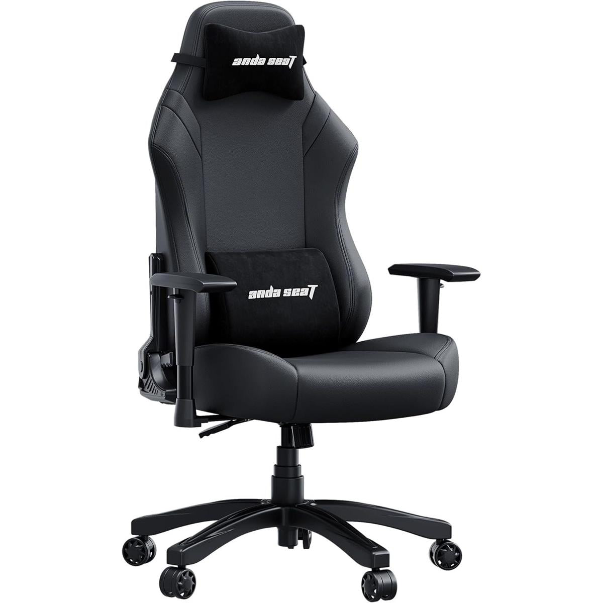 Anda Seat Luna Large PVC Leather Gaming Chair - Black