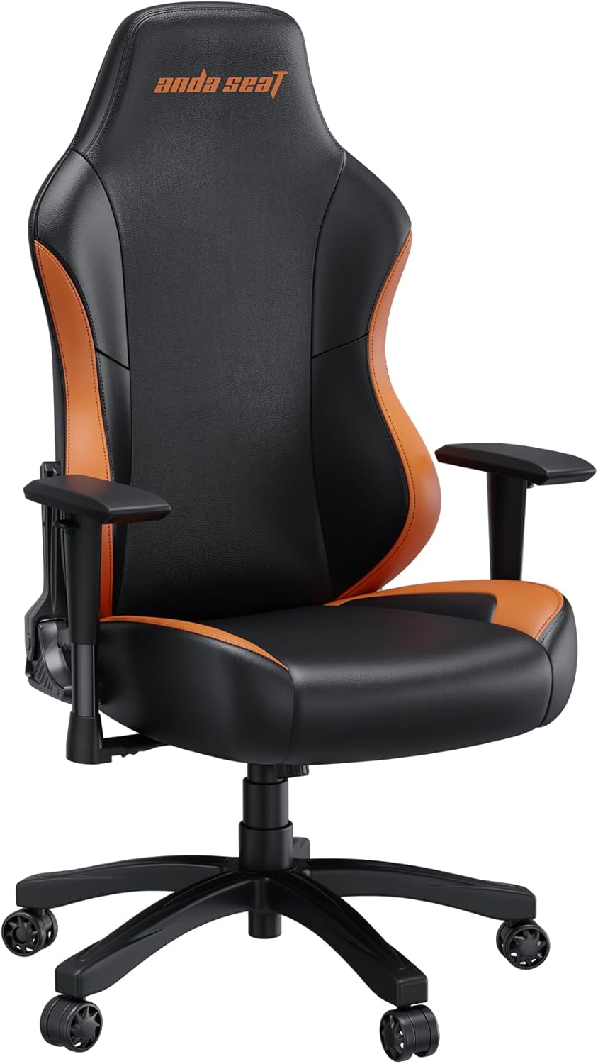 Anda Seat Luna Large Gaming Chair - Black/Orange
