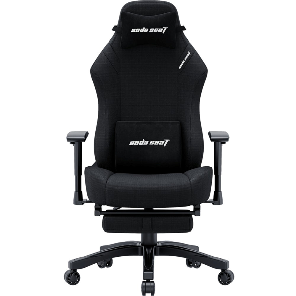 AndaSeat Luna Pro Large Gaming Chair with Footrest – Black