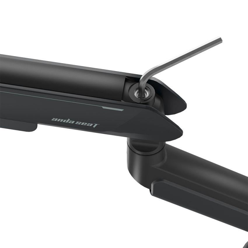 AndaSeat Stealth Pro II A9 Ergonomic Single Monitor Arm - Black - PakByte Computers