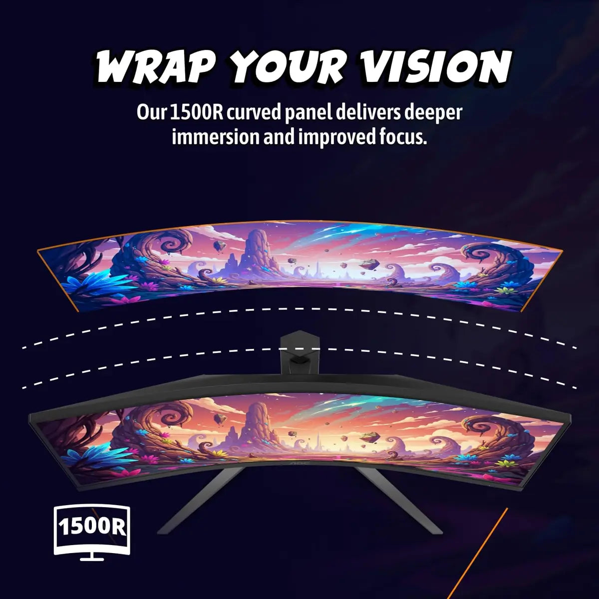 AOC CU34G4H 34 Inch Curved Gaming Monitor