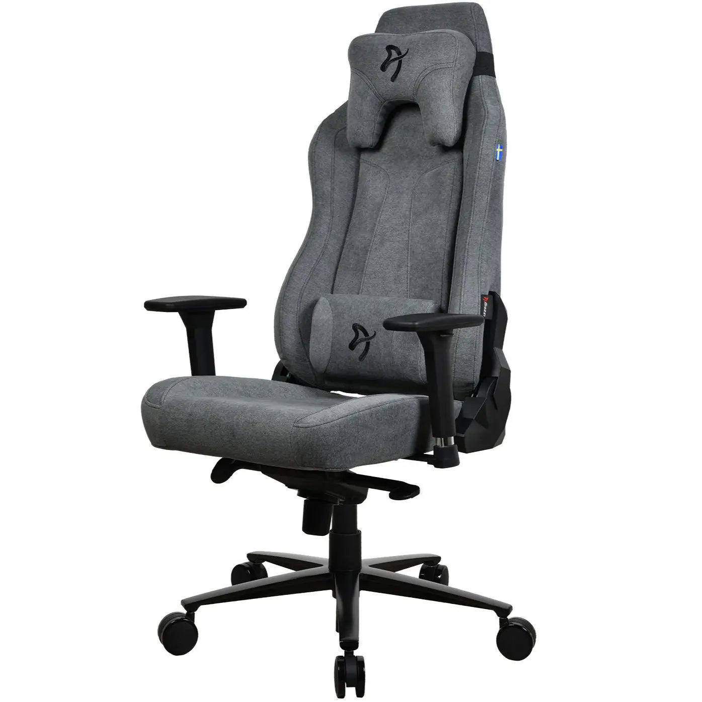 Arozzi Vernazza Soft Fabric Durable Ergonomic Office and Gaming Chair - Ash Gray - PakByte Computers