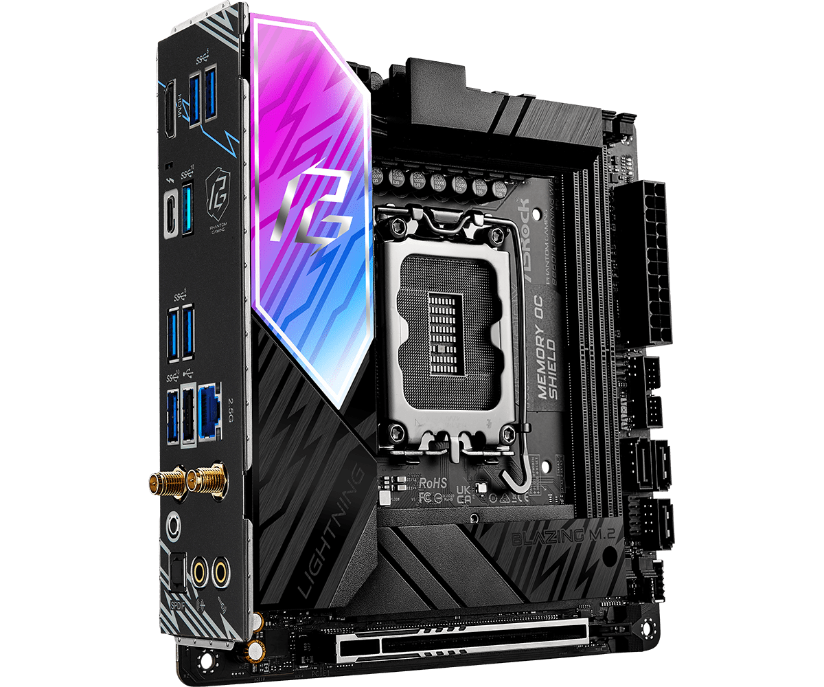 ASRock B860I Lightning WiFi Phantom Gaming DDR5 Motherboard