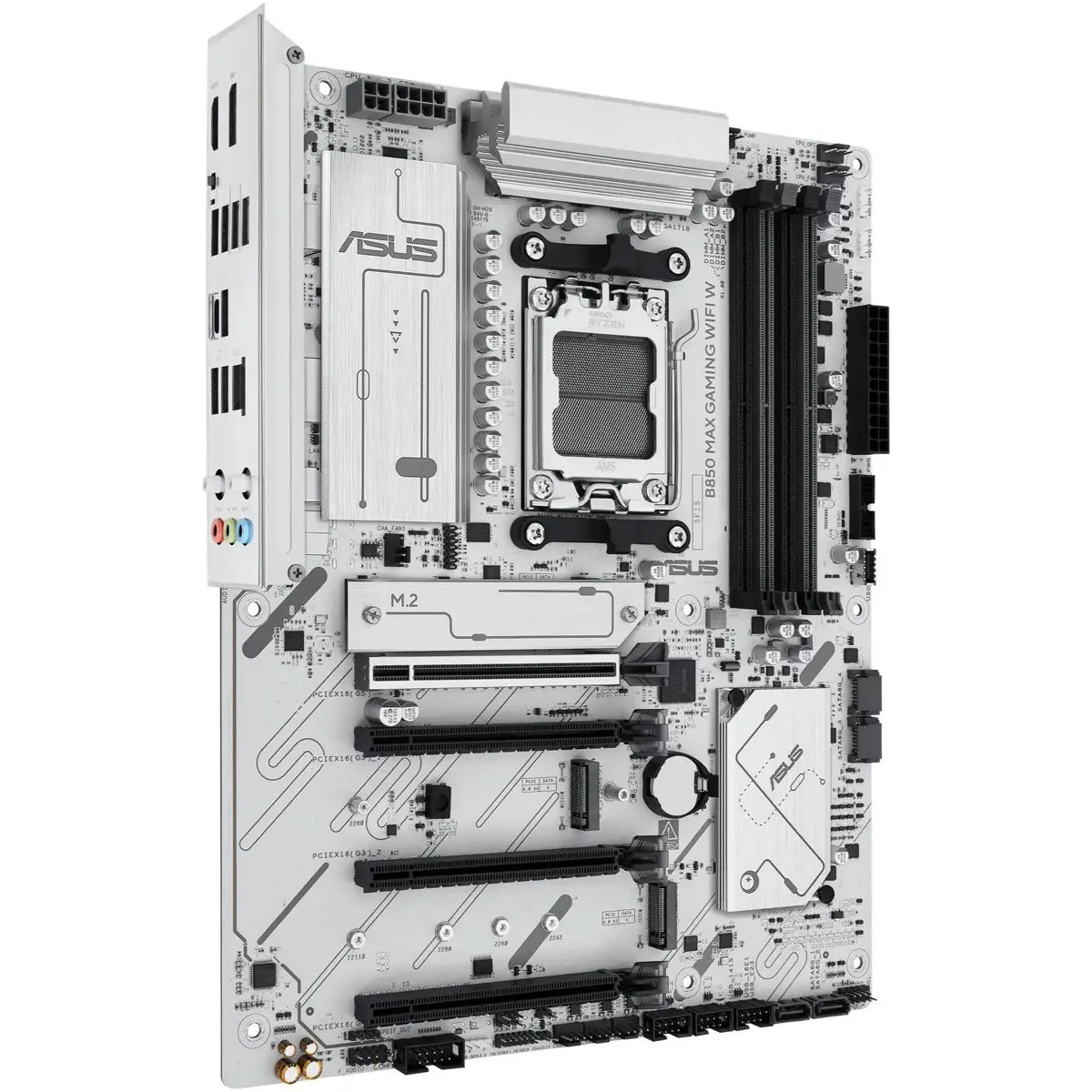 Asus B850 Max Gaming WIFI AMD AM5 ATX Motherboard - White