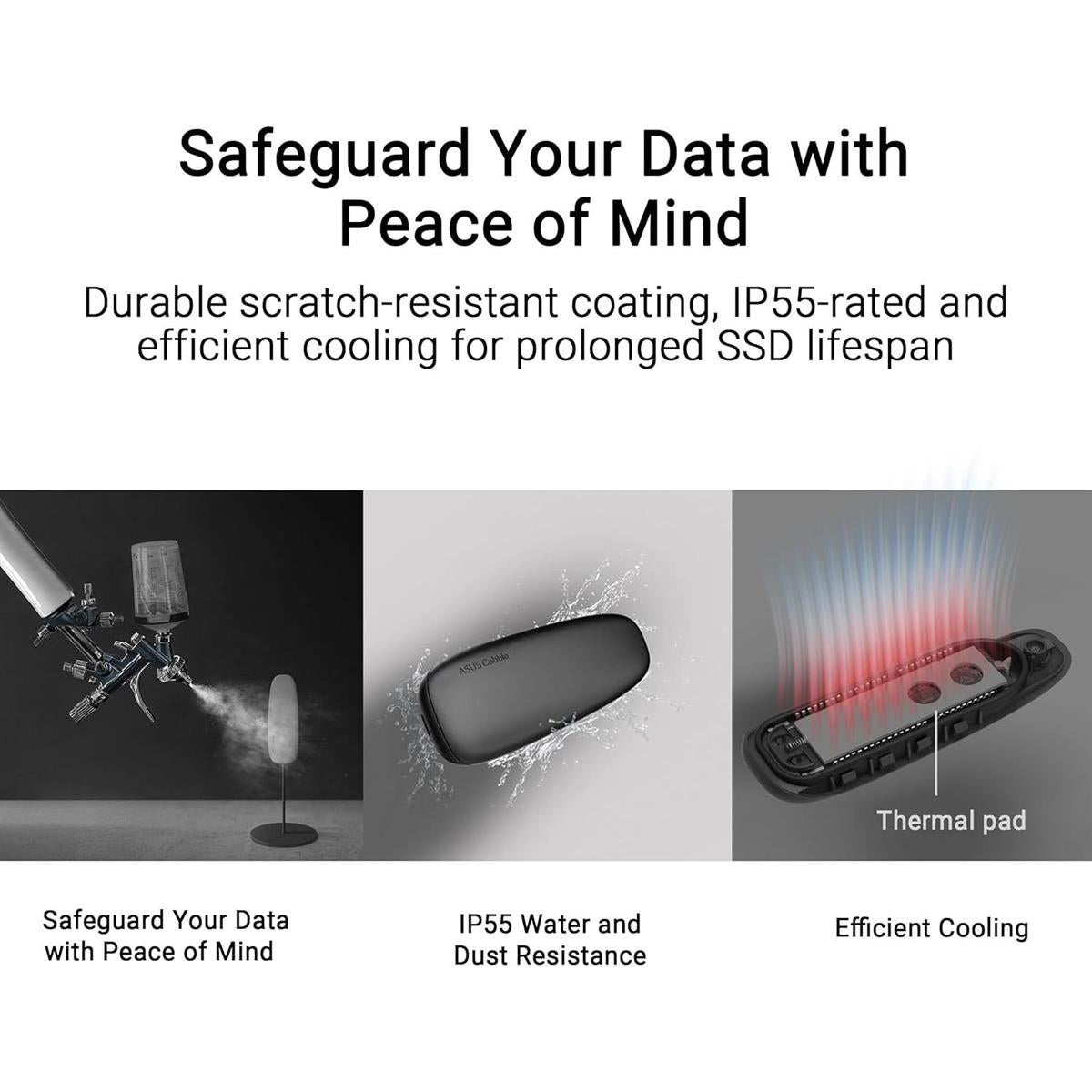 Asus Cobble USB-C 3.2 Gen 2x1 SSD Enclosure - PakByte Computers