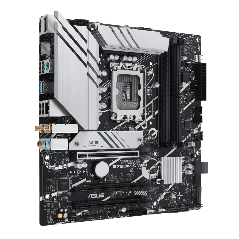 Asus Prime B760M-A WIFI DDR5 Intel 12/13th Gen microATX Motherboard - PakByte Computers