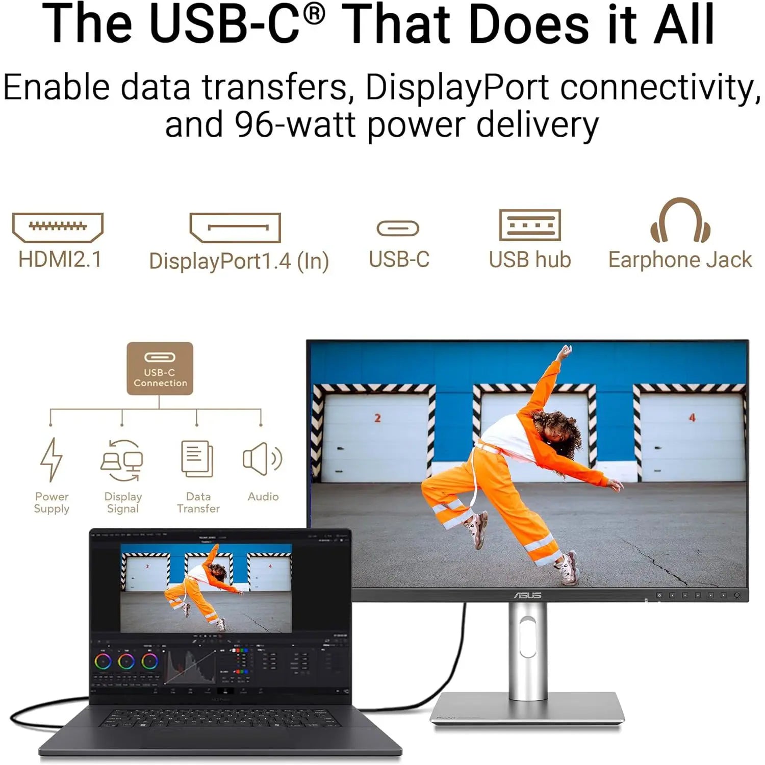 Asus ProArt Display PA27JCV 27” 5K HDR 60Hz Professional Monitor