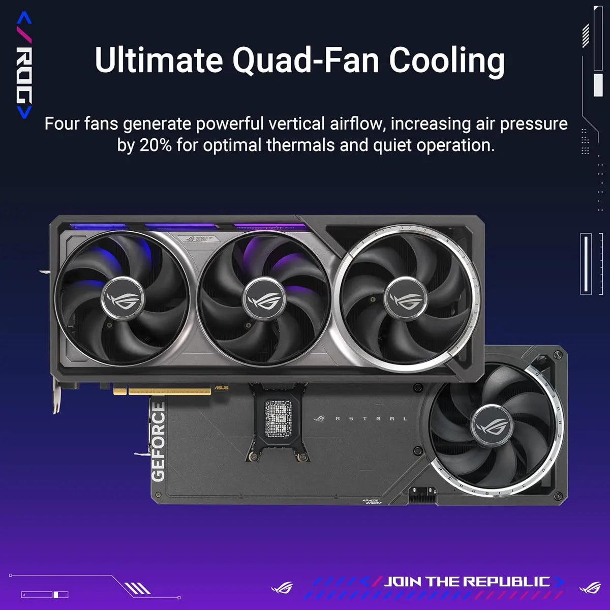 Asus Rog Astral GeForce RTX 5080 OC Edition Gaming Graphics Card
