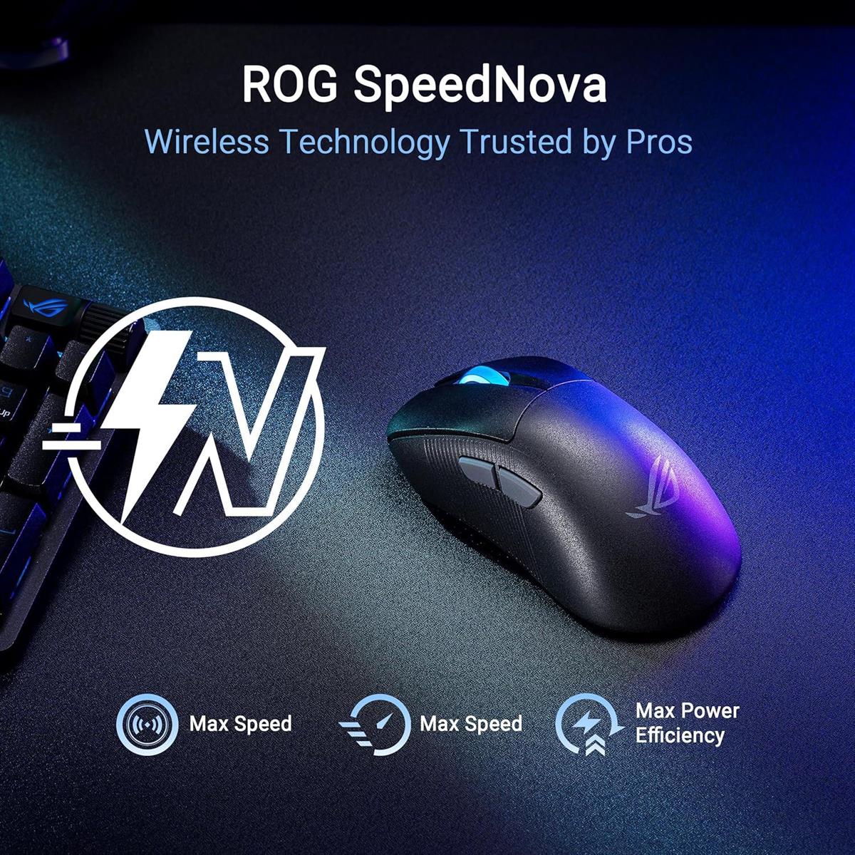 Asus Rog Keris II Ace Wireless Gaming Mouse - Black