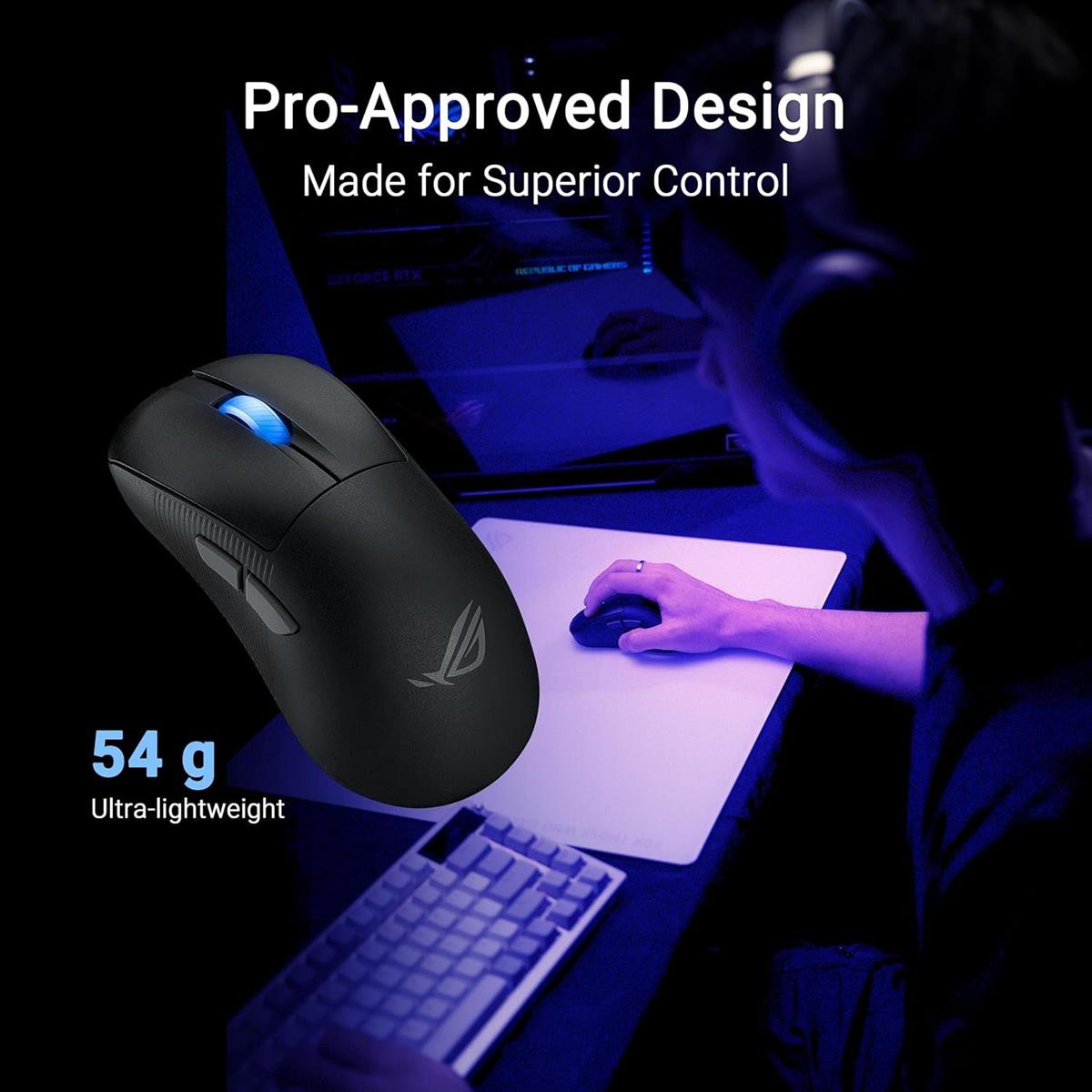 Asus Rog Keris II Ace Wireless Gaming Mouse - Black