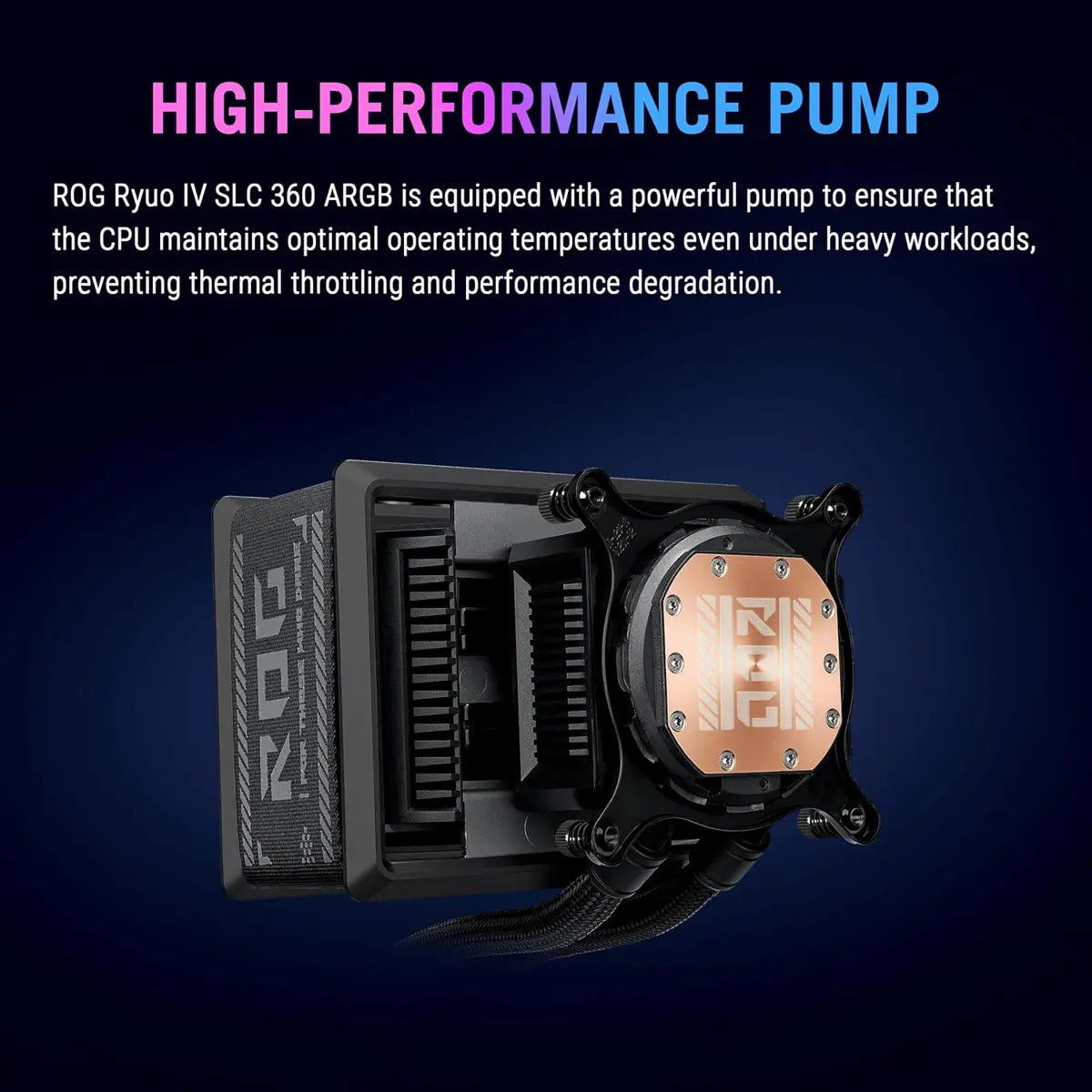 Asus Rog Ryuo IV SLC 360 ARGB Liquid CPU Cooler - PakByte Computers