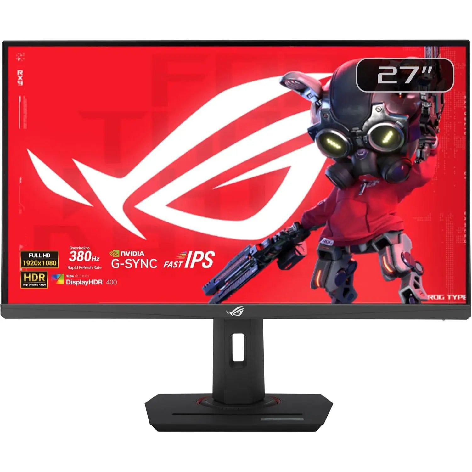 Asus Rog Strix XG279CNS 27” Full HD, IPS, 380Hz 1080P USB-C Gaming Monitor - PakByte Computers