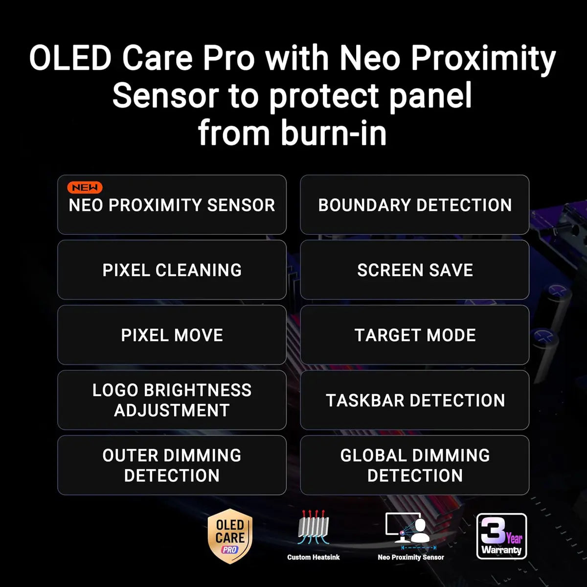 ASUS ROG Strix XG34WCDG 34” Ultrawide QD-OLED HDR Gaming Monitor