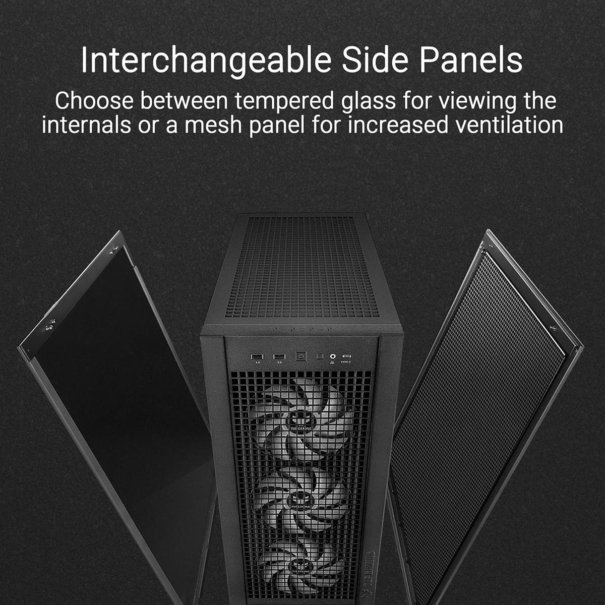 Asus Tuf Gaming GT302 ARGB Mid-Tower ATX Case - Black