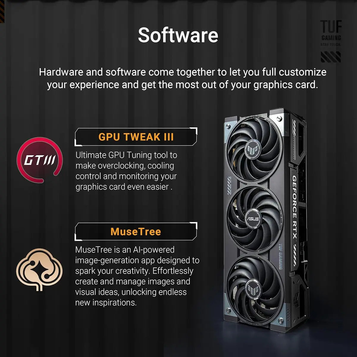 Asus Tuf Gaming RTX 5070 Ti 16GB GDDR7 OC Edition Gaming Graphics Card