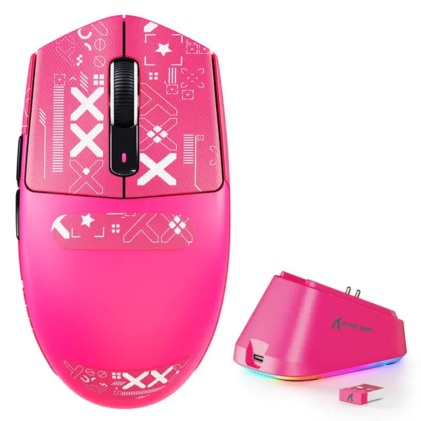 Attack Shark G3Pro Wireless Gaming Mouse - Berry Red