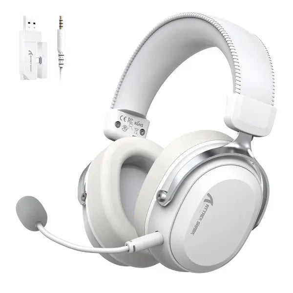 Attack Shark L30Pro Wireless Gaming Headset - White