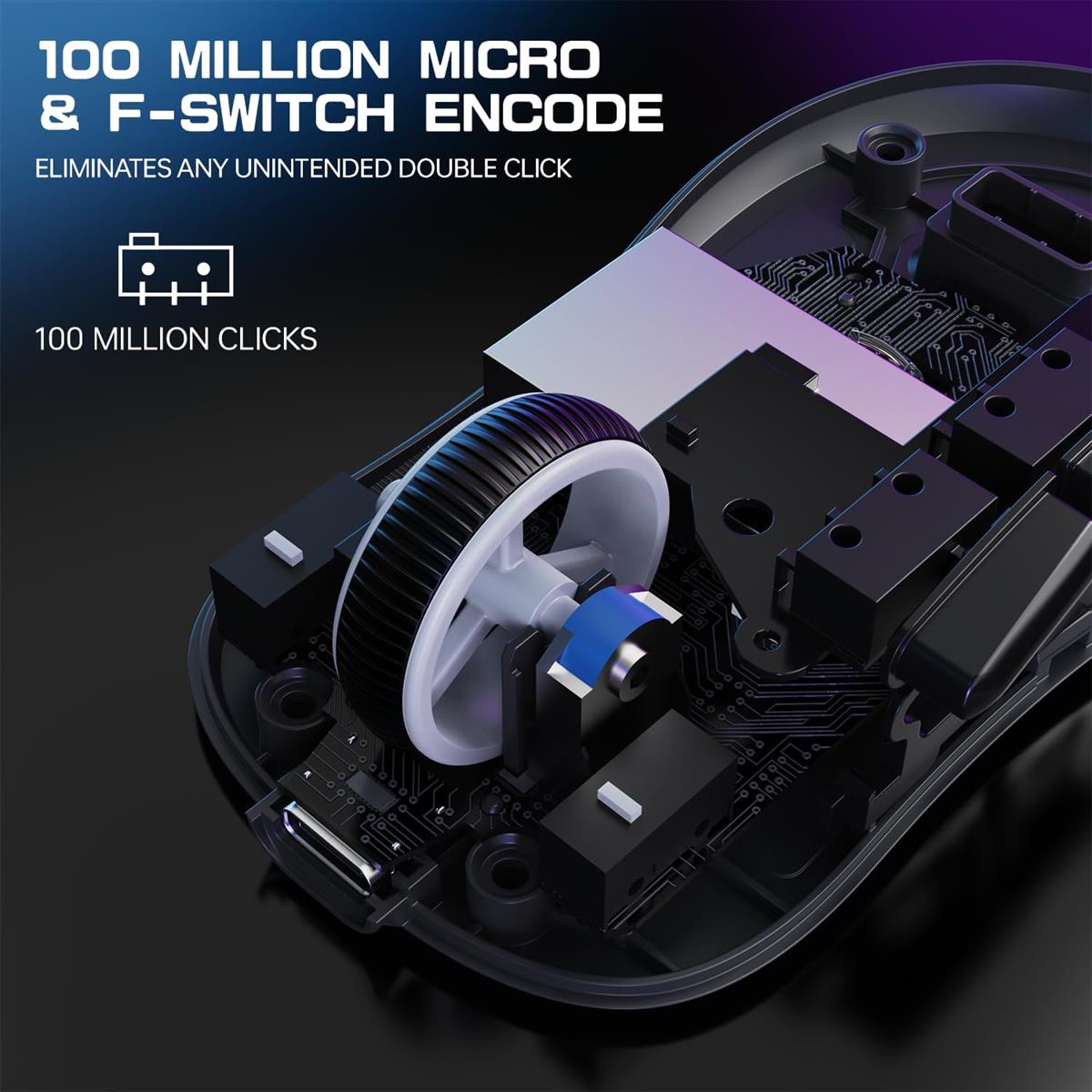 Attack Shark X3 Max Wireless Gaming Mouse - Black - PakByte Computers