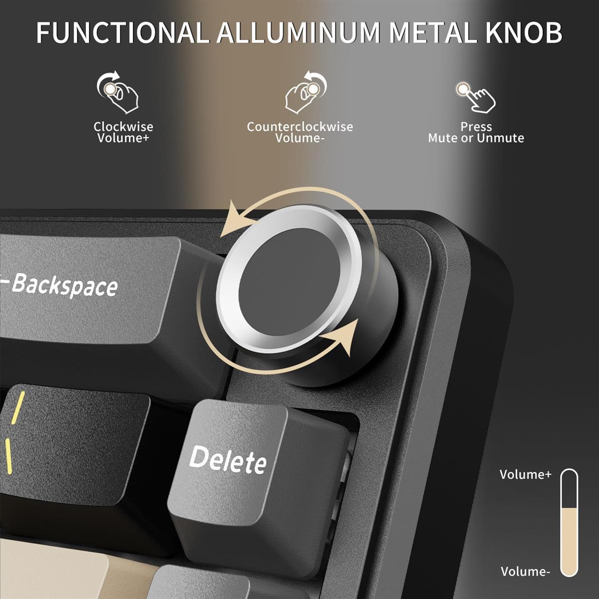 Attack Shark X66 Wireless Mechanical Gaming Keyboard - Star Black - PakByte Computers