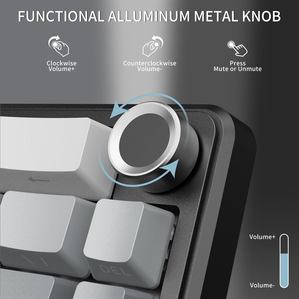 Attack Shark X66 Wireless Mechanical Gaming Keyboard - Moonlit Night - PakByte Computers