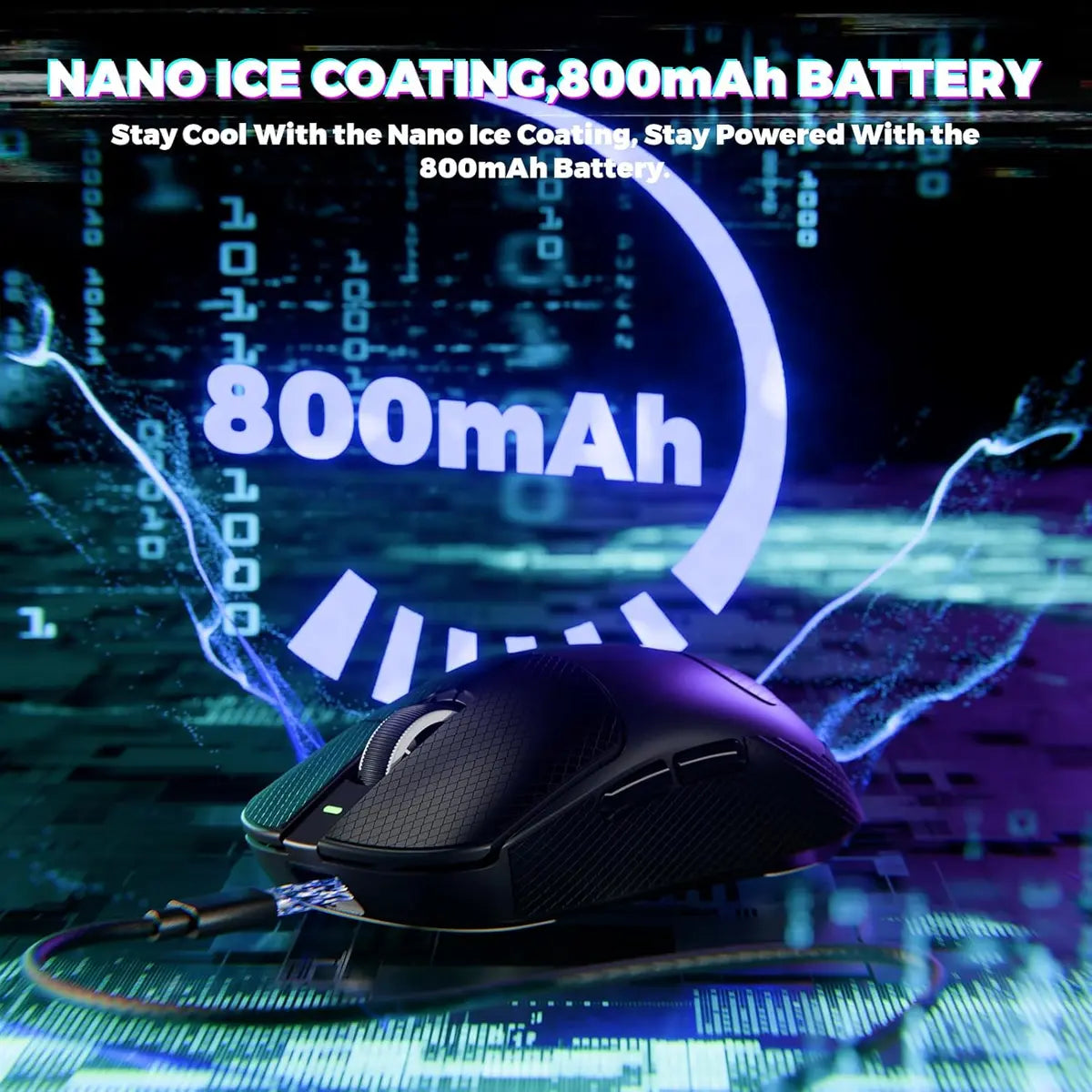 Attack Shark X8 Ultimate Wireless Gaming Mouse - Black