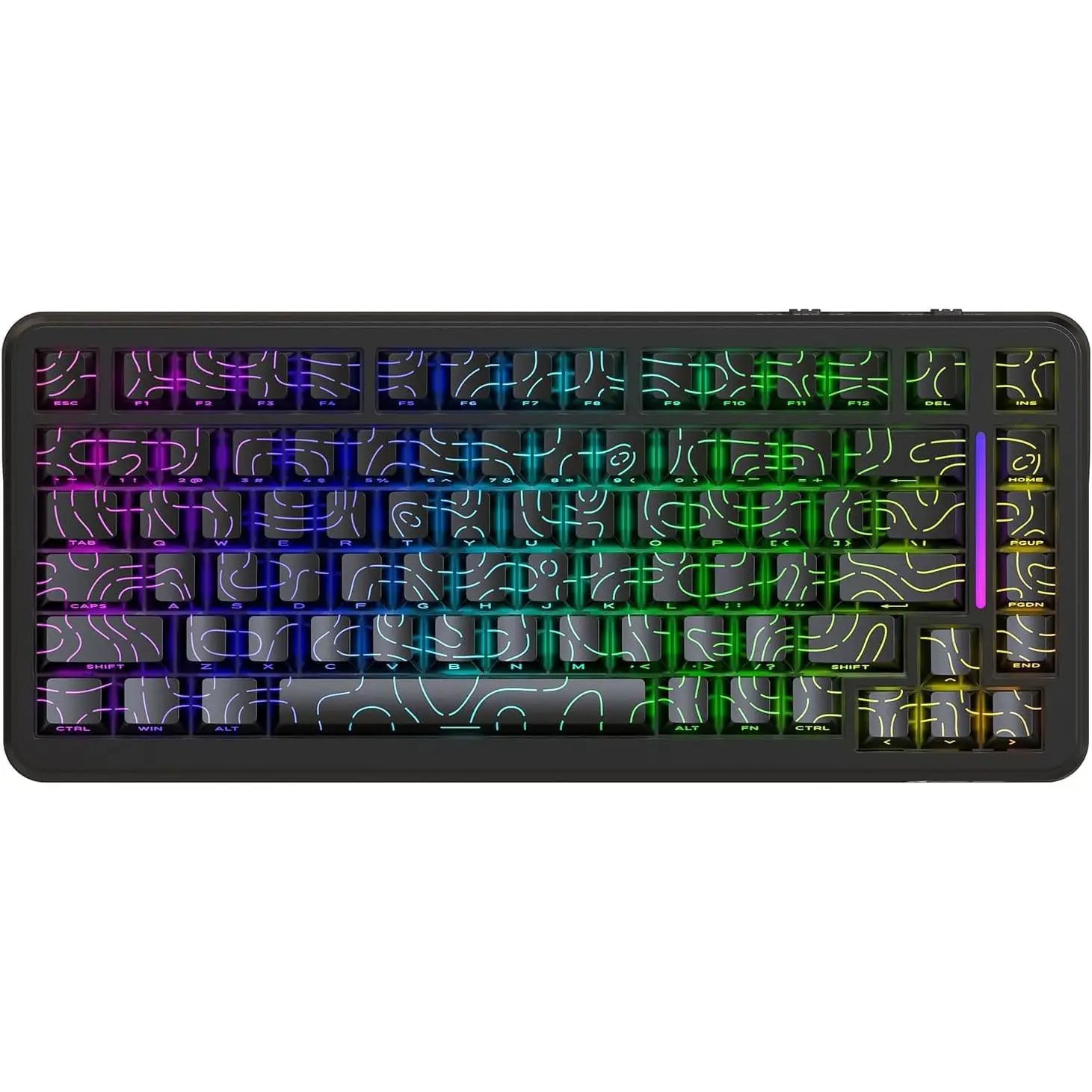 Attack Shark X82 Pro HE Wireless Gaming Keyboard - Black Contour - PakByte Computers