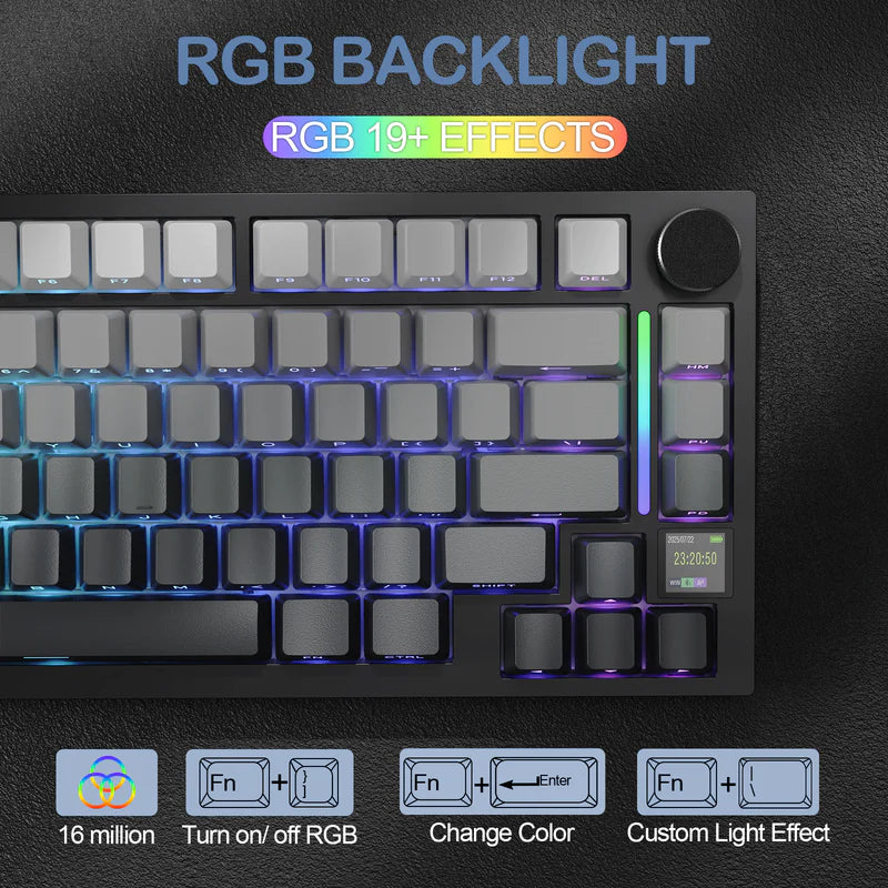 Attack Shark X820 Ultra Wireless Keyboard - Moonlight Gradient