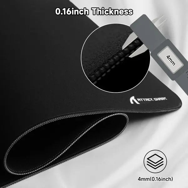 Attack Shark CM02 Gaming Mouse Pad - Black
