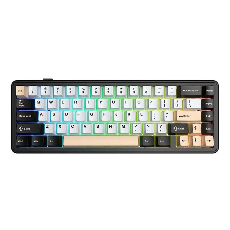Aula F65 65% Wireless Mechanical Keyboard - White/Pink/Black