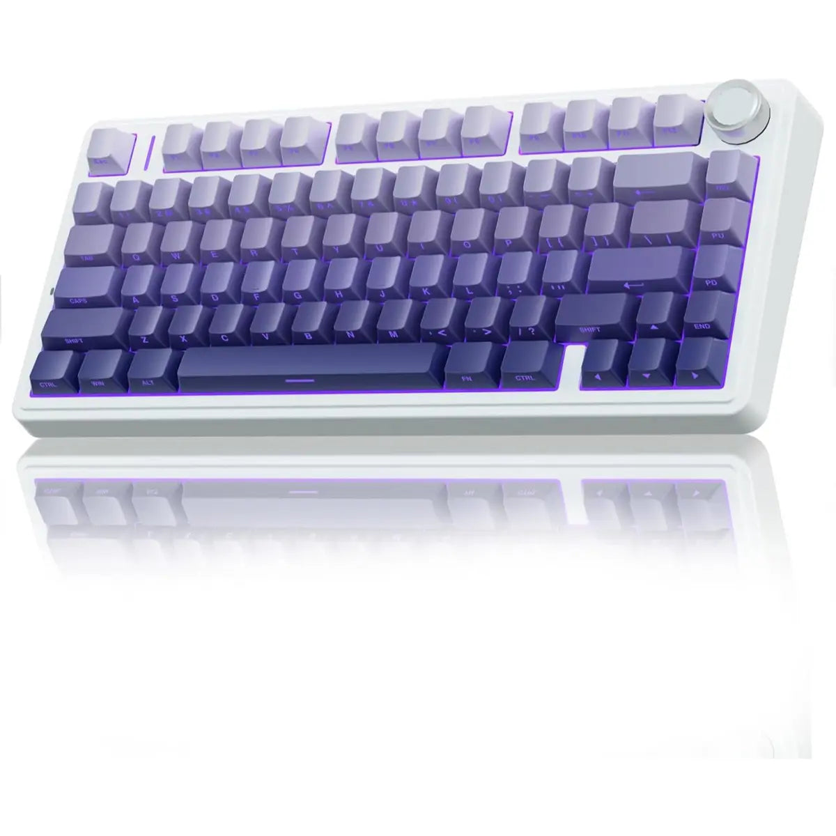 Aula F75 Mechanical Keyboard Gaming - Gradient Purple - Star Vector Switches