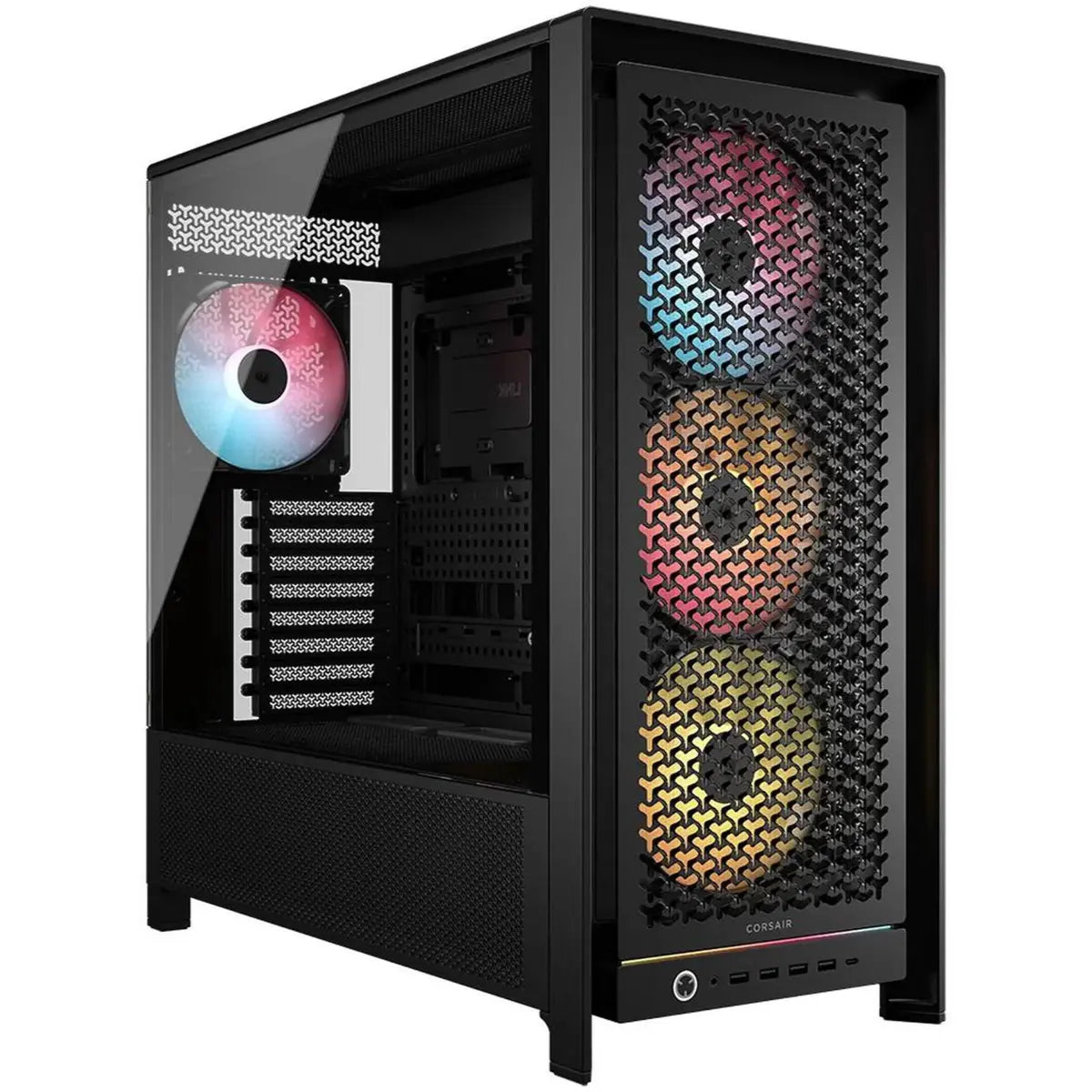 Corsair Frame 5000D RS ARGB Modular High Airflow Mid-Tower PC Case - Black