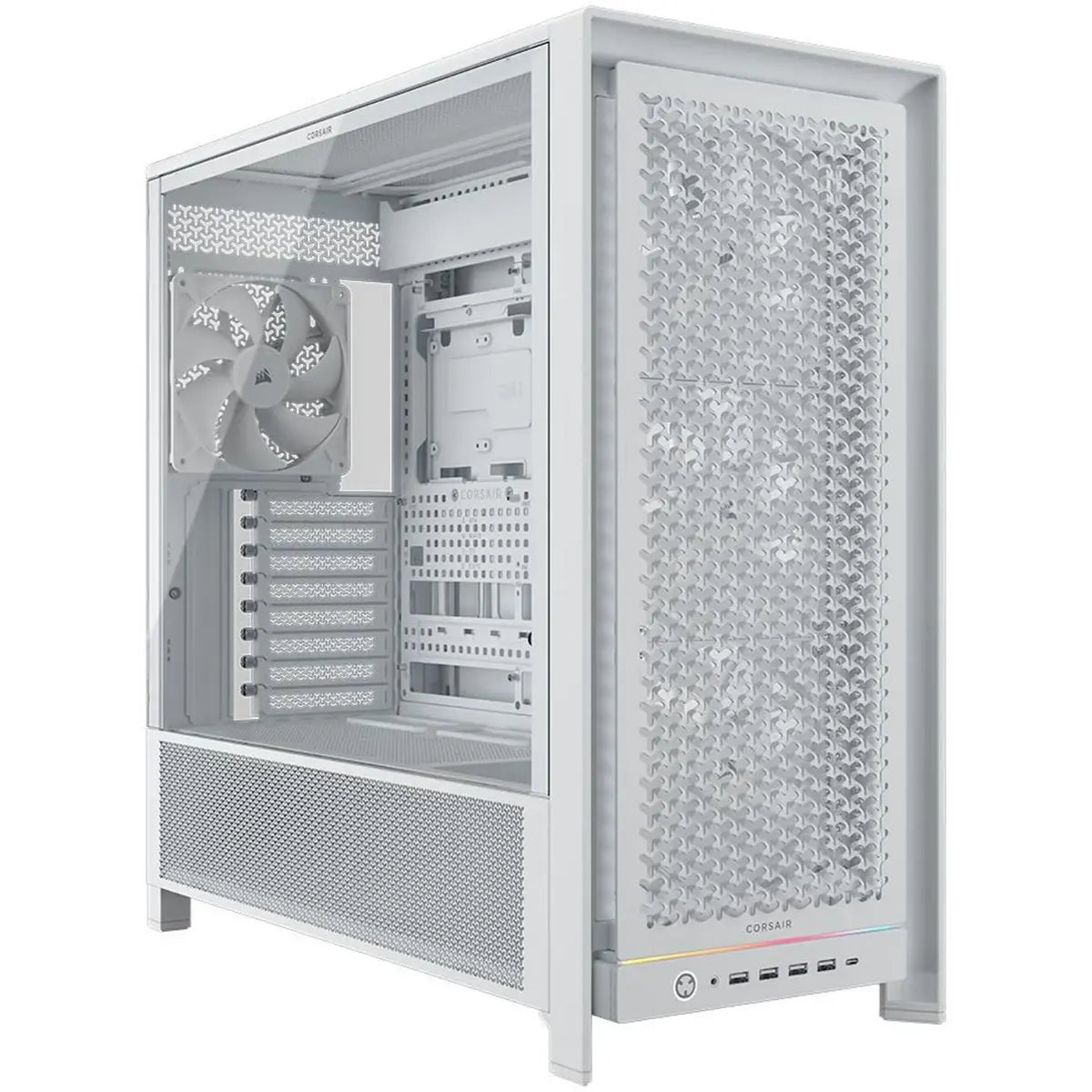 Corsair Frame 5000D RS Modular High Airflow Mid-Tower PC Case - White