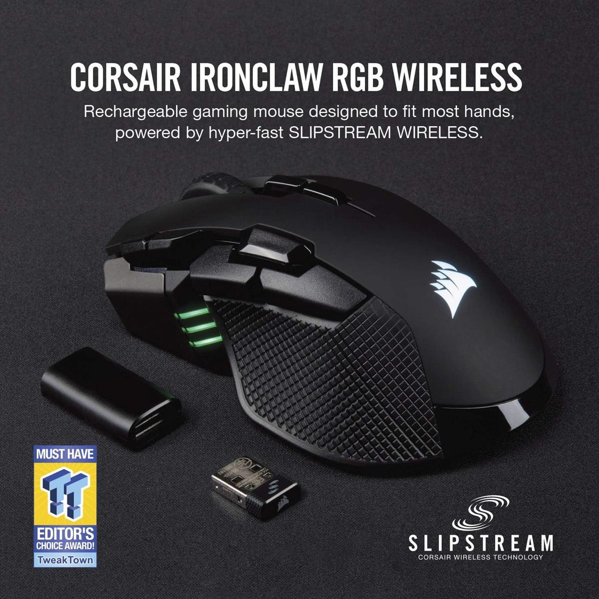 Corsair Ironclaw RGB Wireless Gaming Mouse