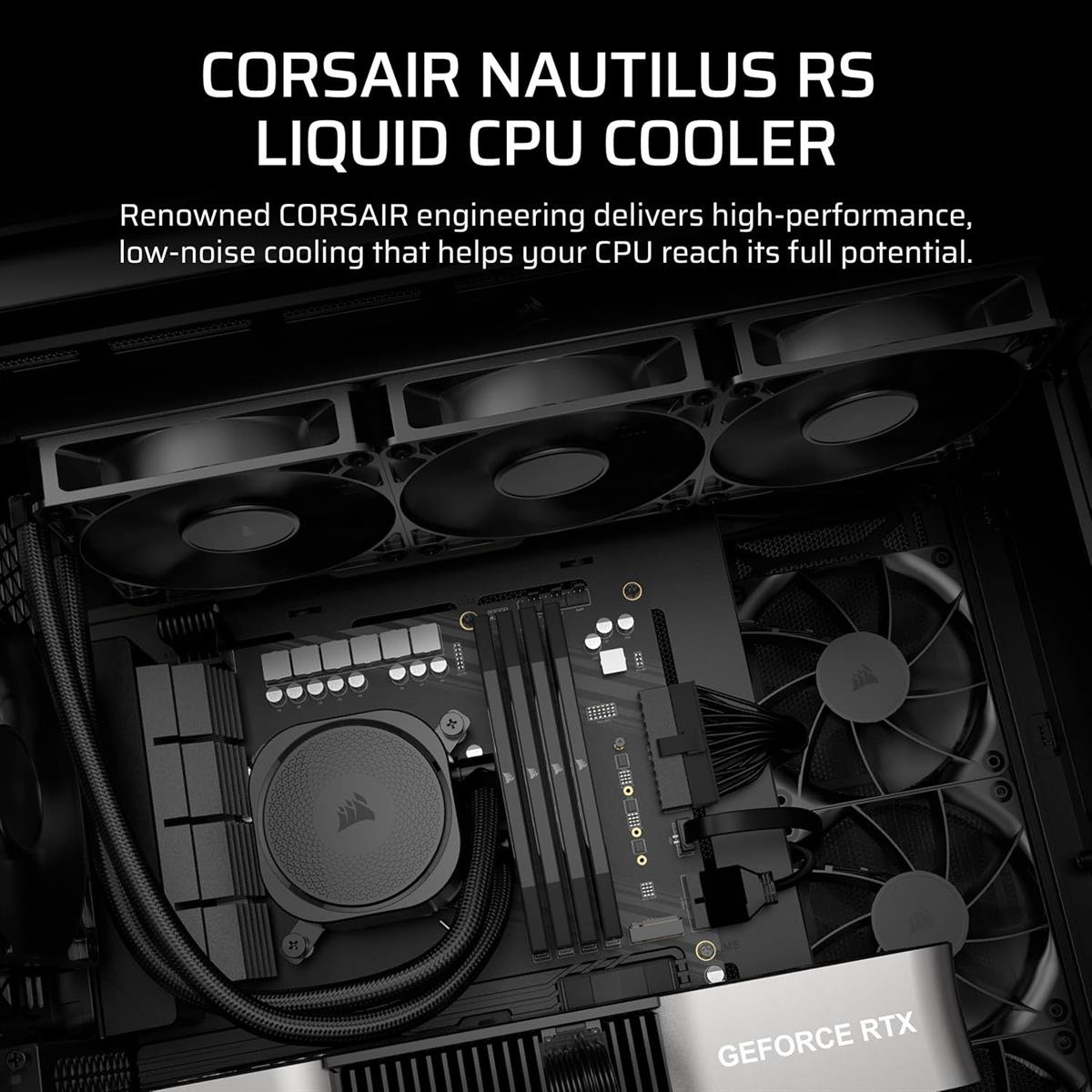 Corsair Nautilus 360 RS Liquid CPU Cooler - Black