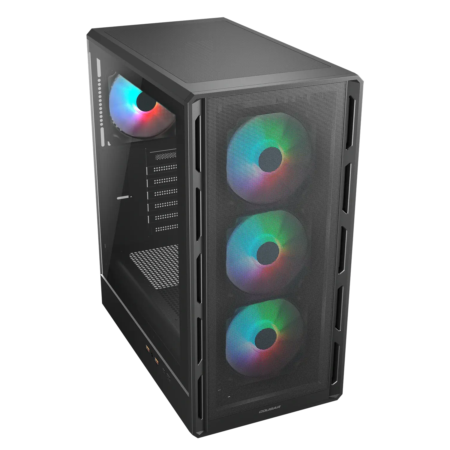 Cougar Airface Pure RGB Mid Tower PC Case - Black - PakByte Computers