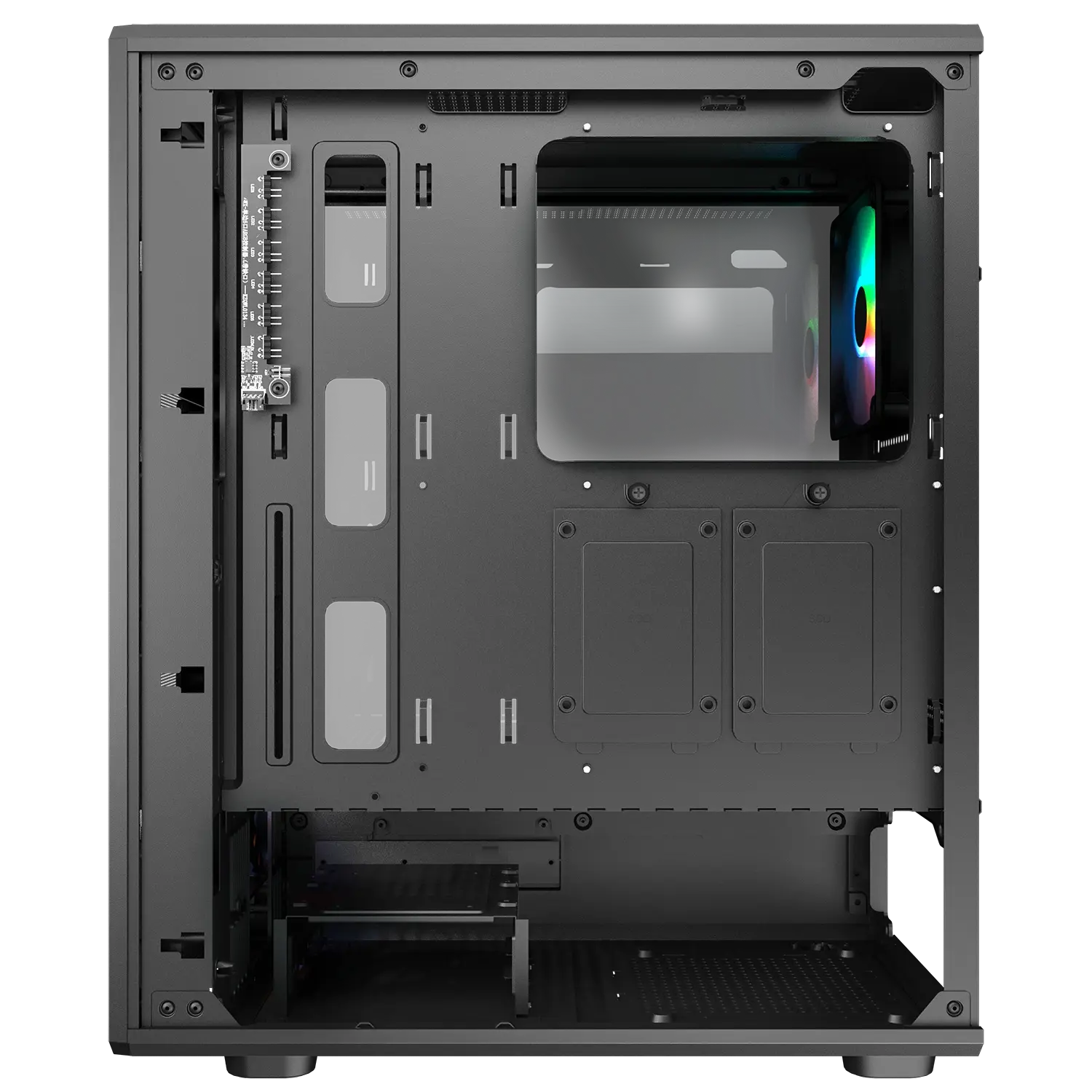Cougar Airface Pure RGB Mid Tower PC Case - Black - PakByte Computers