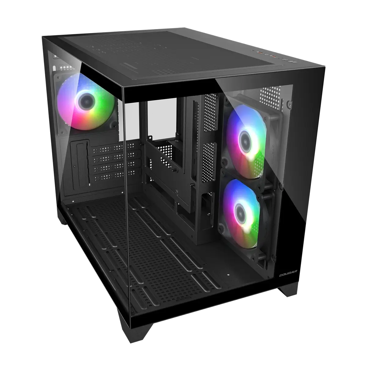Cougar FV150 Mini RGB Mini Tower Gaming Case - Black
