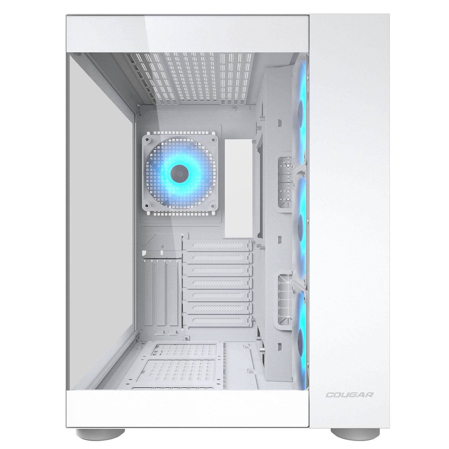 Cougar FV150 RGB Gaming Case Mid Tower - White - PakByte Computers