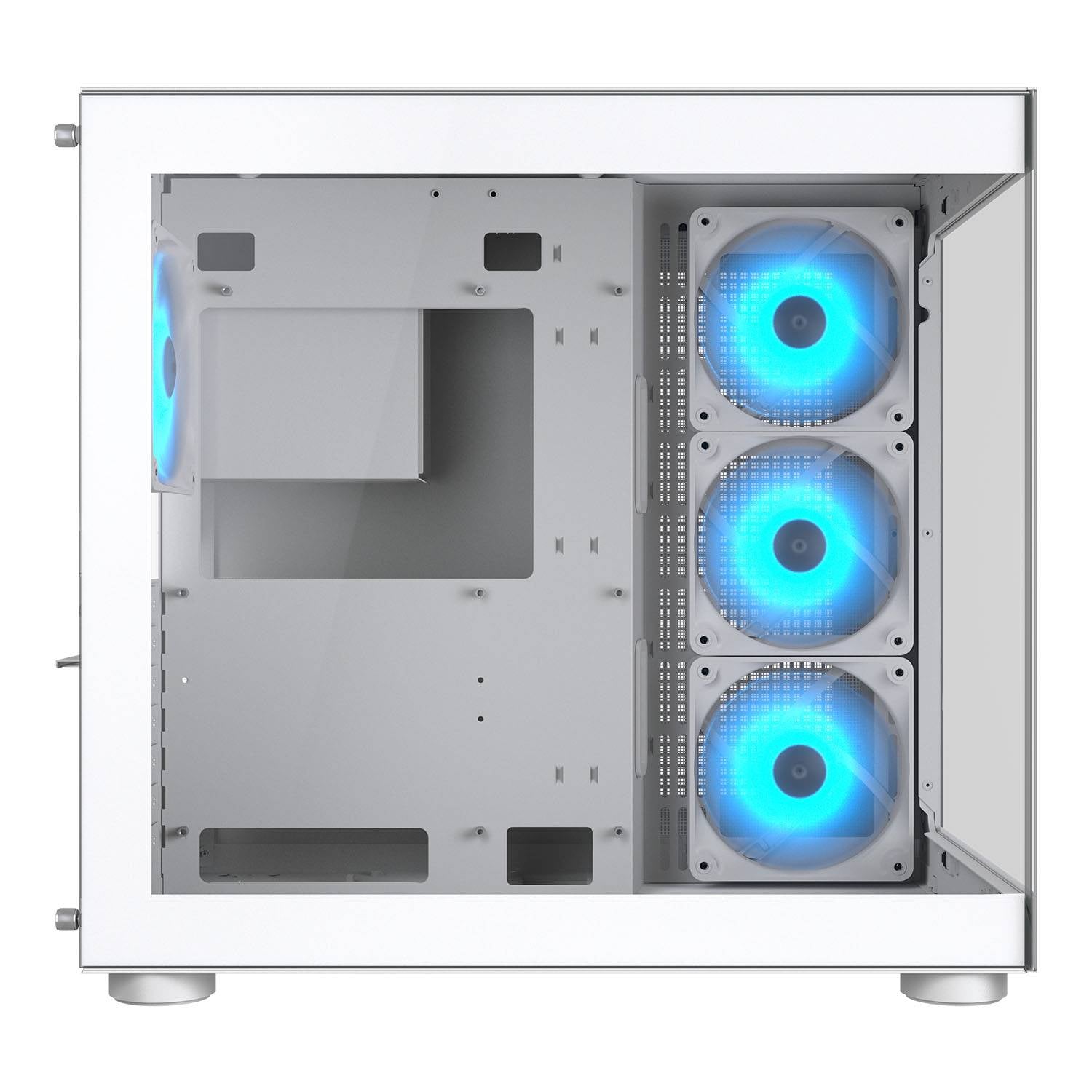 Cougar FV150 RGB Gaming Case Mid Tower - White - PakByte Computers