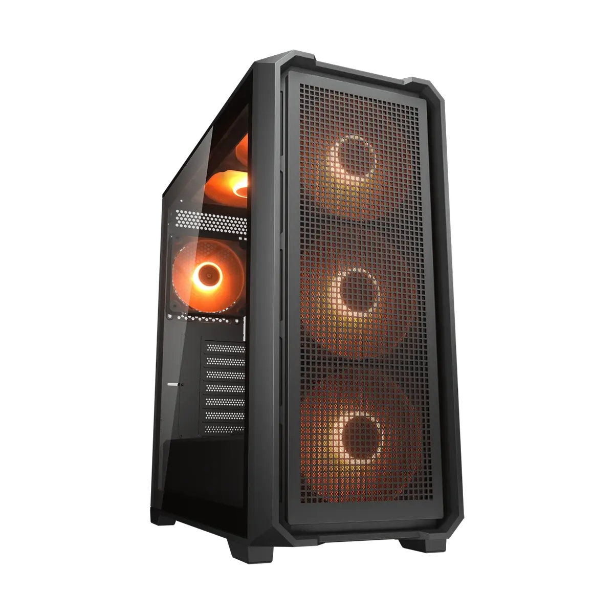 Cougar MX600 Air Pro Mid-Tower ATX Gaming PC Case, 6x ARGB Fans - Black