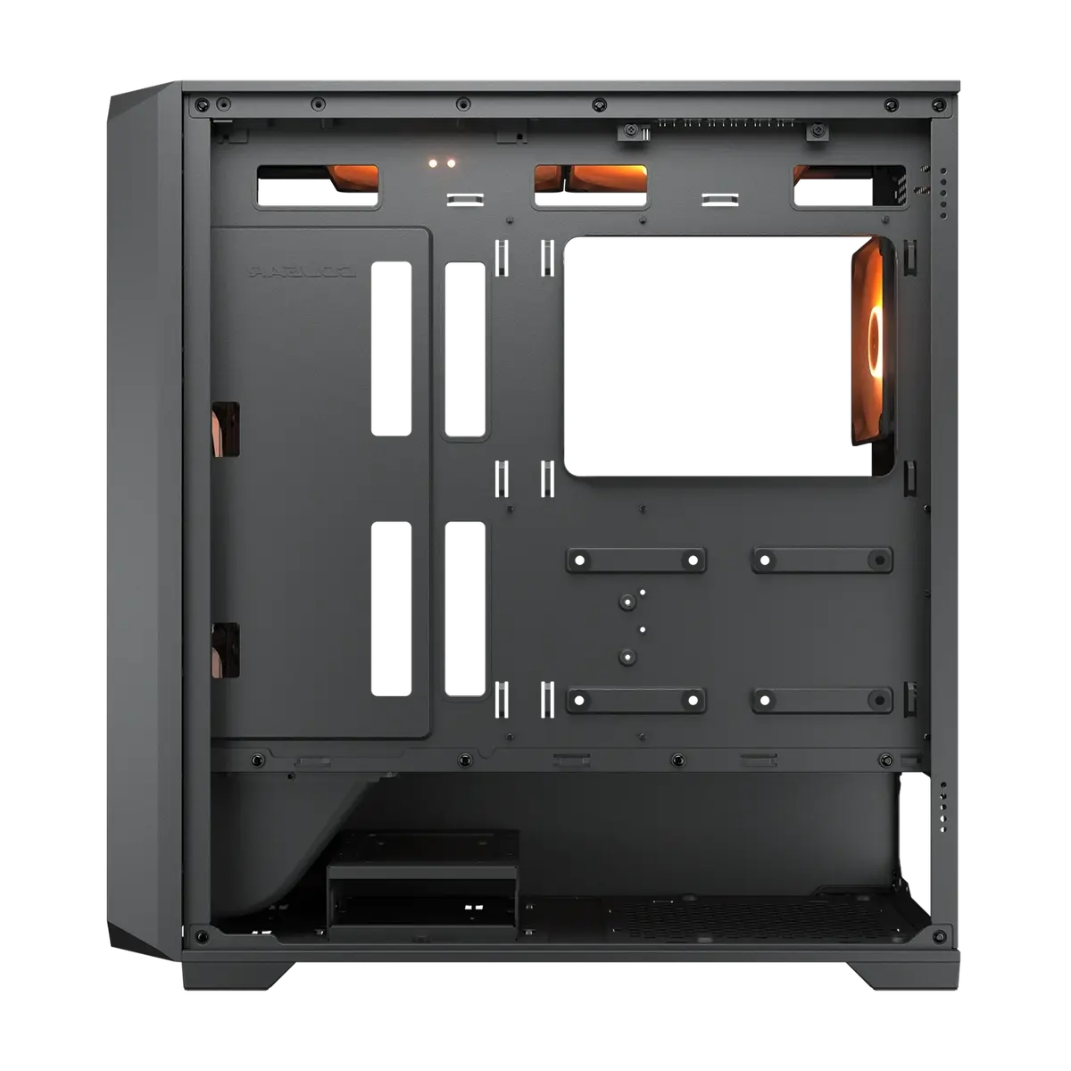 Cougar MX600 Air Pro Mid-Tower ATX Gaming PC Case, 6x ARGB Fans - Black