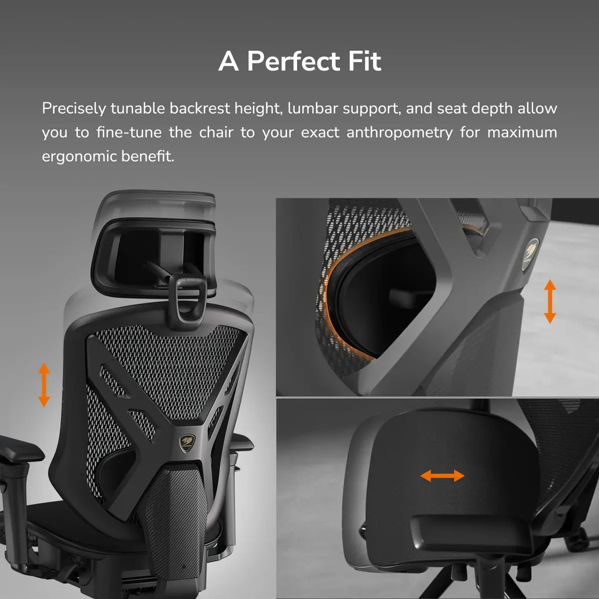 Cougar Speeder Neo Ergonomic Gaming Chair - Black
