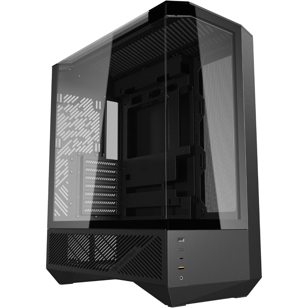Darkflash DY460 ATX Full-Tower PC Gaming Case – Black