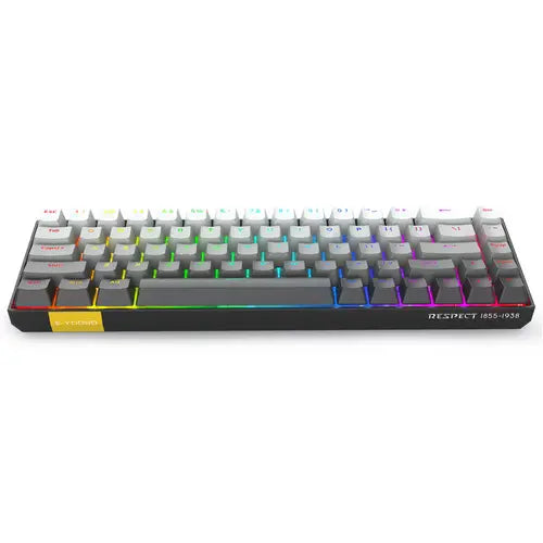 E-Yooso HZ68 Rapid Trigger Mechanical Keyboard with Hall Effect, Magnetic Switch - Gradient Grey