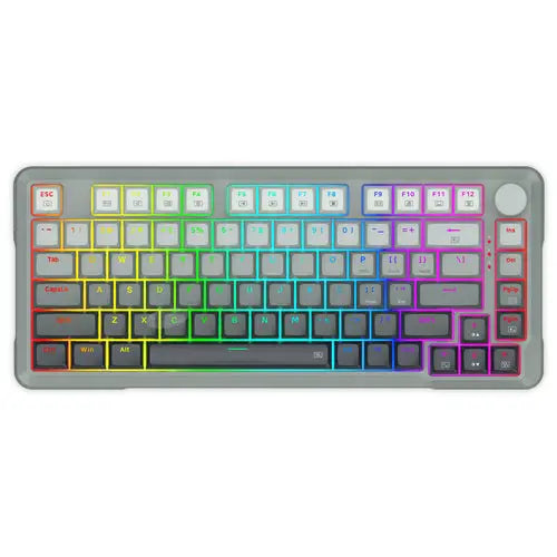 E-Yooso HZ-82 Hall Effect Magnetic Switch Rapid Trigger Gaming Keyboard - Gradient Gray