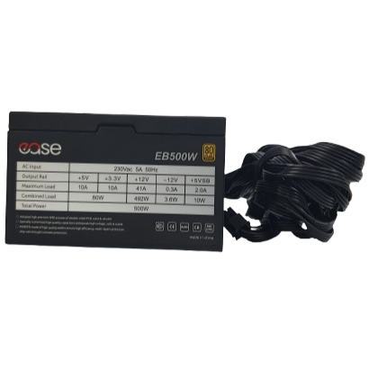 Ease EB500 500W 80 Plus Bronze Power Supply