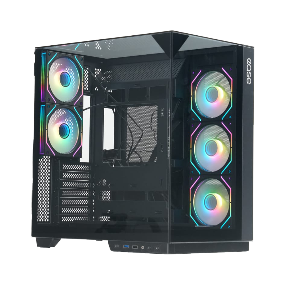 Ease EC125B Premium Mid-Tower ATX Gaming PC Case