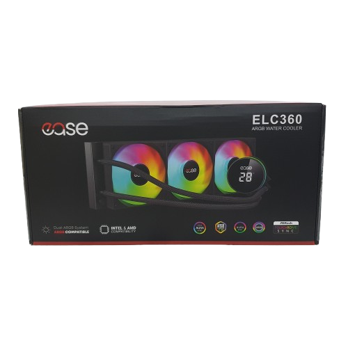 Ease ELC360 ARGB Display AIO 360mm Liquid CPU Cooler